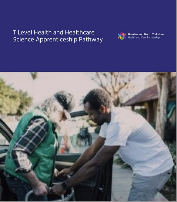 image of T level health and healthcare science apprenticeship pathway