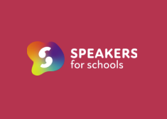 speakers for schools on a red background