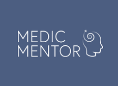 medoic mentor logo on gray background