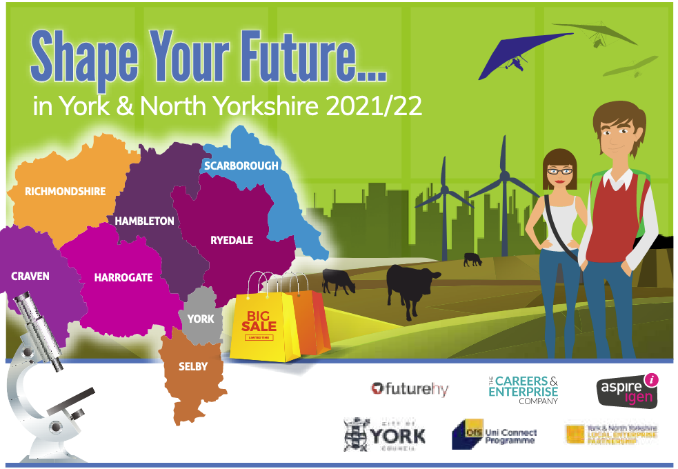 poster about shaping yoiur future in york and north yorkshire